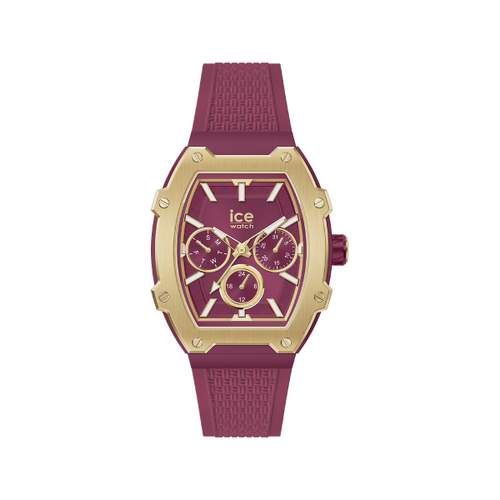 Montre ICE WATCH Ice boliday femme bracelet silicone rouge