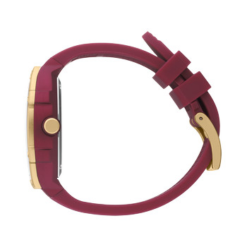 ICE WATCH Ice boliday dameshorloge met rode siliconen band