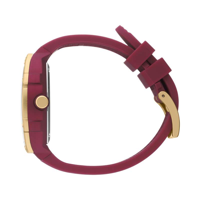 Montre ICE WATCH Ice boliday femme bracelet silicone rouge - vue 2