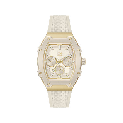Montre ICE WATCH Ice boliday femme bracelet silicone beige