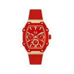 Montre ICE WATCH Ice boliday femme bracelet silicone rouge - vue 1