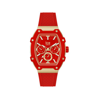 Montre ICE WATCH Ice boliday femme bracelet silicone rouge