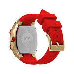 Montre ICE WATCH Ice boliday femme bracelet silicone rouge - vue 3
