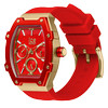 Montre ICE WATCH Ice boliday femme bracelet silicone rouge - vue VD1