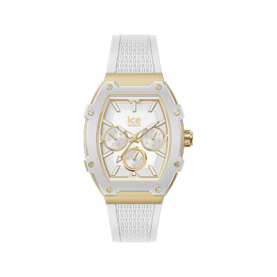 Montre ICE WATCH Ice boliday femme bracelet silicone blanc