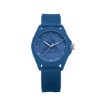 Montre LE COQ SPORTIF monochrome femme bracelet plastique bleu - vue 1