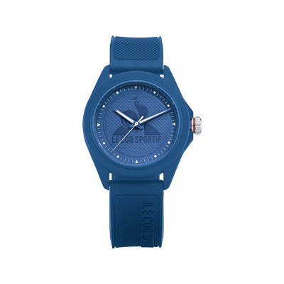 Montre LE COQ SPORTIF monochrome femme bracelet plastique bleu - vue 1