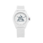 Montre LE COQ SPORTIF monochrome femme bracelet plastique blanc - vue 1