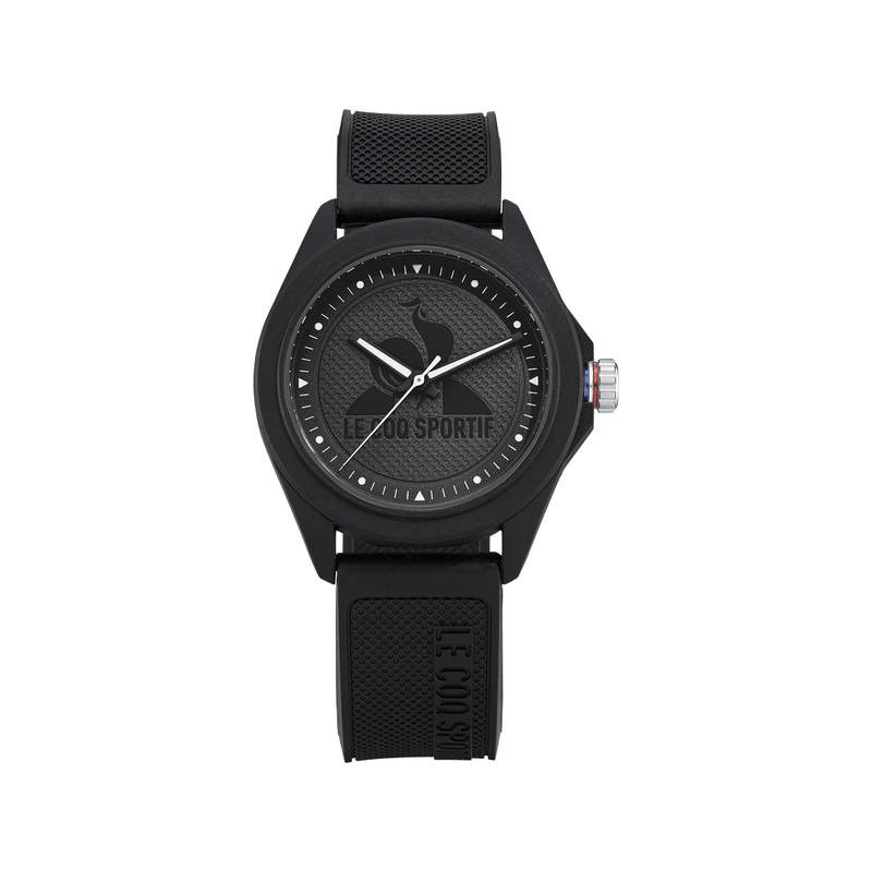 Montre LE COQ SPORTIF monochrome femme bracelet plastique noir - vue 1