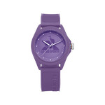 Montre LE COQ SPORTIF monochrome femme bracelet plastique violet - vue 1