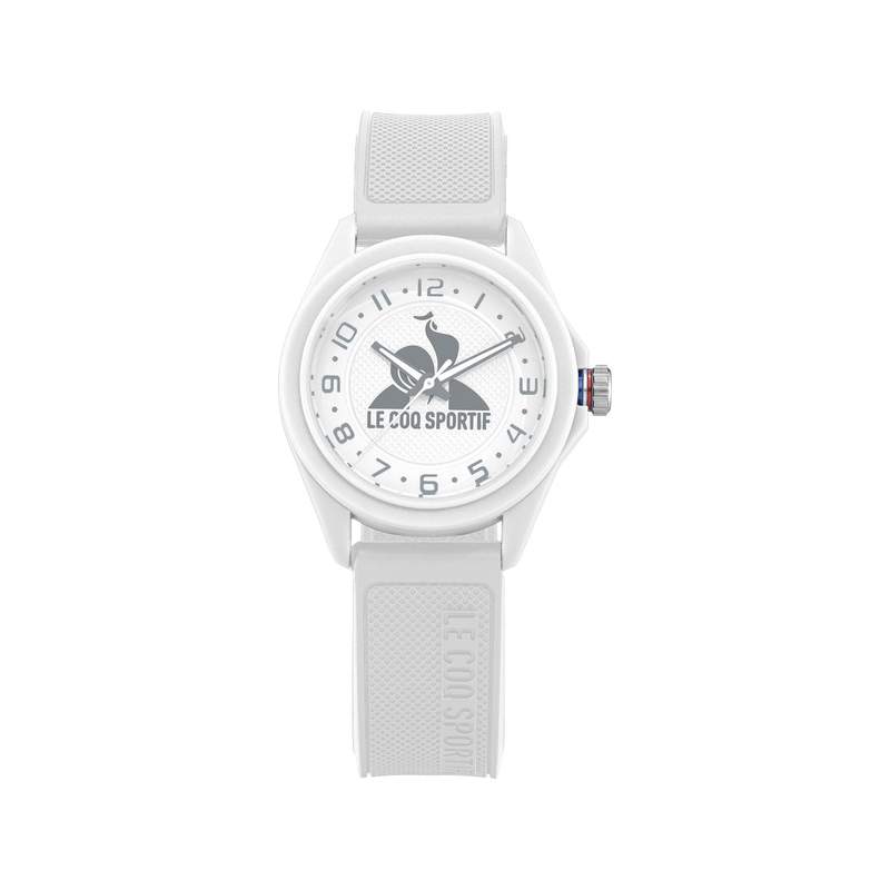 Montre LE COQ SPORTIF monochrome enfant bracelet plastique blanc - vue 1