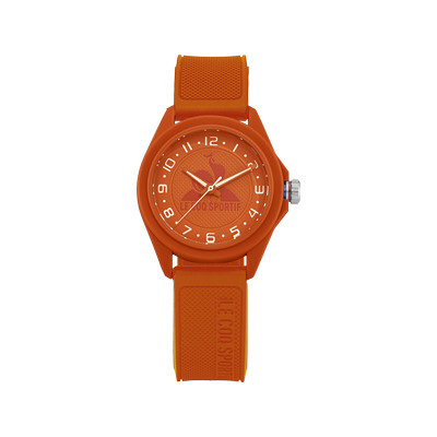 Montre LE COQ SPORTIF monochrome enfant bracelet plastique orange - vue 1