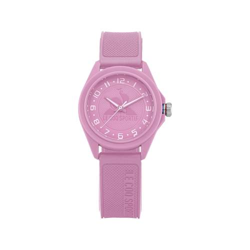 Montre LE COQ SPORTIF monochrome enfant bracelet plastique rose