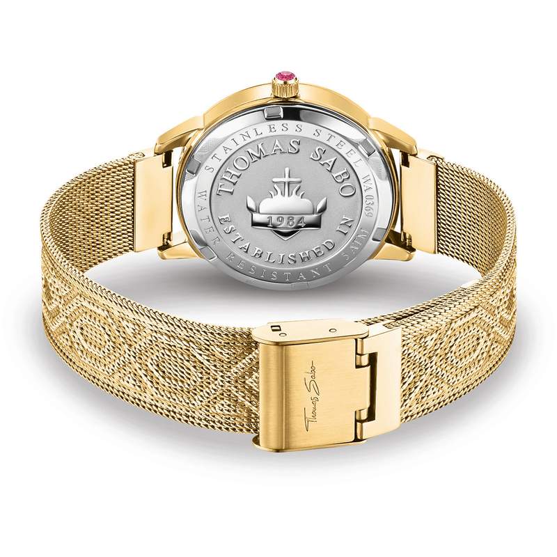 Montre THOMAS SABO femme acier doré - vue 3