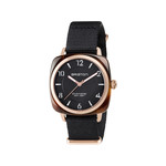 Montre BRISTON clubmaster chic femme bracelet tissu noir - vue 1
