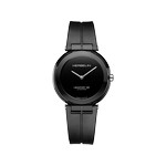 Montre MICHEL HERBELIN Newport femme automatique, bracelet silicone noir - vue 1