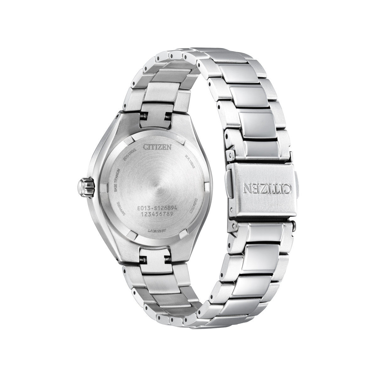 CITIZEN super titanium ladies eco-drive watch, silver-grey titanium bracelet - view 3