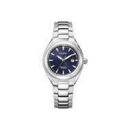 Montre CITIZEN super titanium ladies femme eco-drive, bracelet titane gris argent