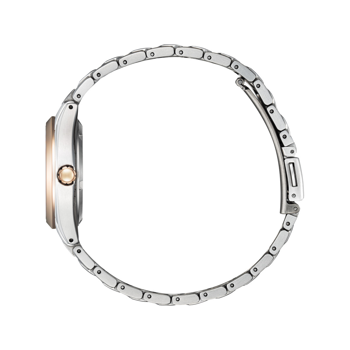 Montre CITIZEN super titanium ladies femme eco-drive, bracelet titane gris argent - vue 2