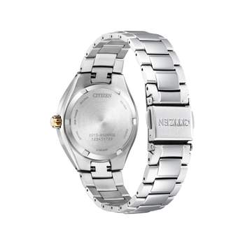 CITIZEN super titanium dames eco-drive horloge, zilvergrijs titanium armband