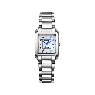 Montre CITIZEN CITIZEN l femme eco-drive, bracelet acier inoxydable gris argent - vue 1