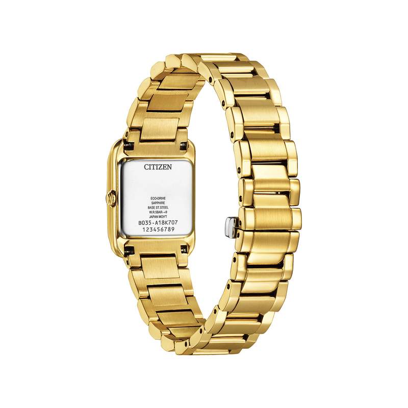Montre CITIZEN CITIZEN l femme eco-drive, bracelet acier inoxydable doré - vue 3