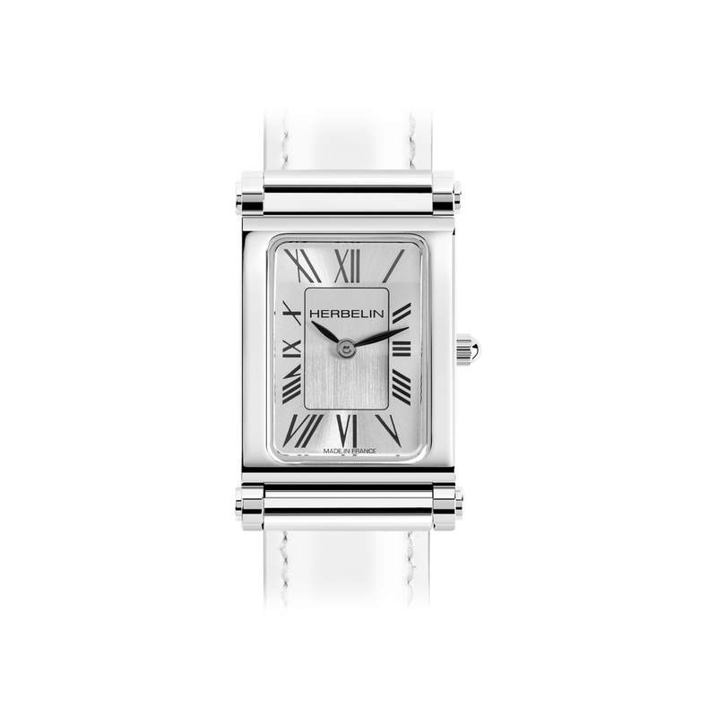 MICHEL HERBELIN Antarès Rectangular Steel Case - View 1
