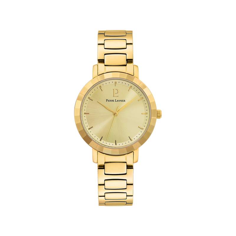 Montre PIERRE LANNIER Galiera femme bracelet acier doré - vue 1