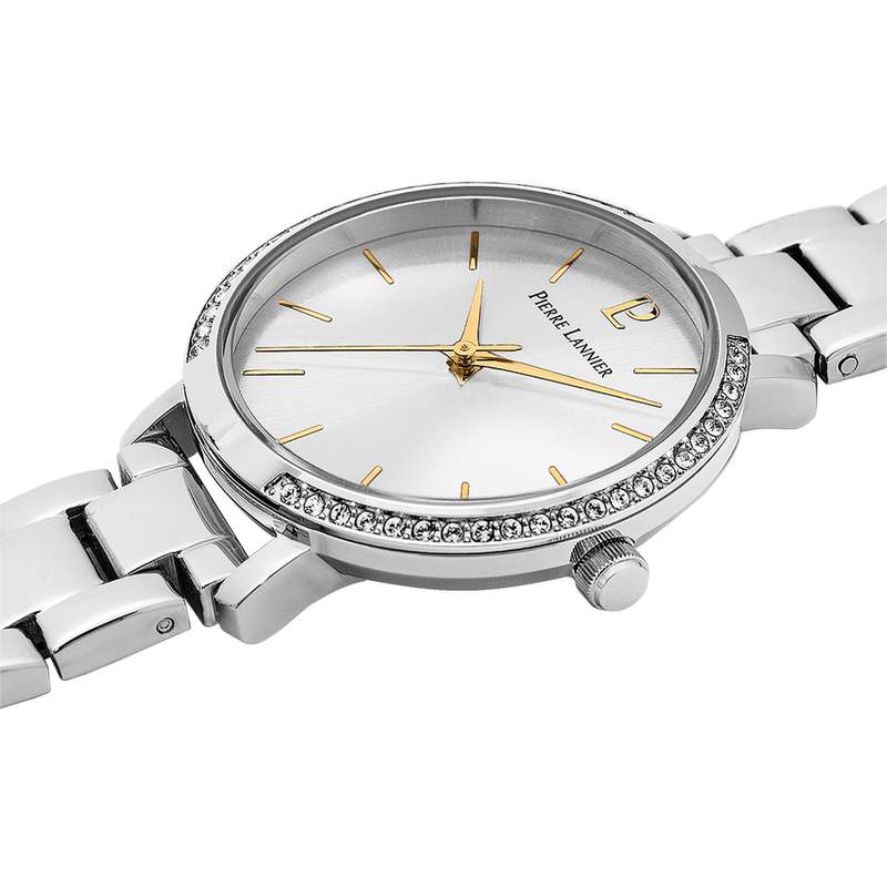 Montre PIERRE LANNIER Chouquette femme bracelet acier - vue 2
