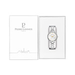 PIERRE LANNIER Chouquette dameshorloge met stalen armband - bekijk D2