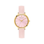 Montre PIERRE LANNIER Chouquette femme bracelet cuir rose - vue 1