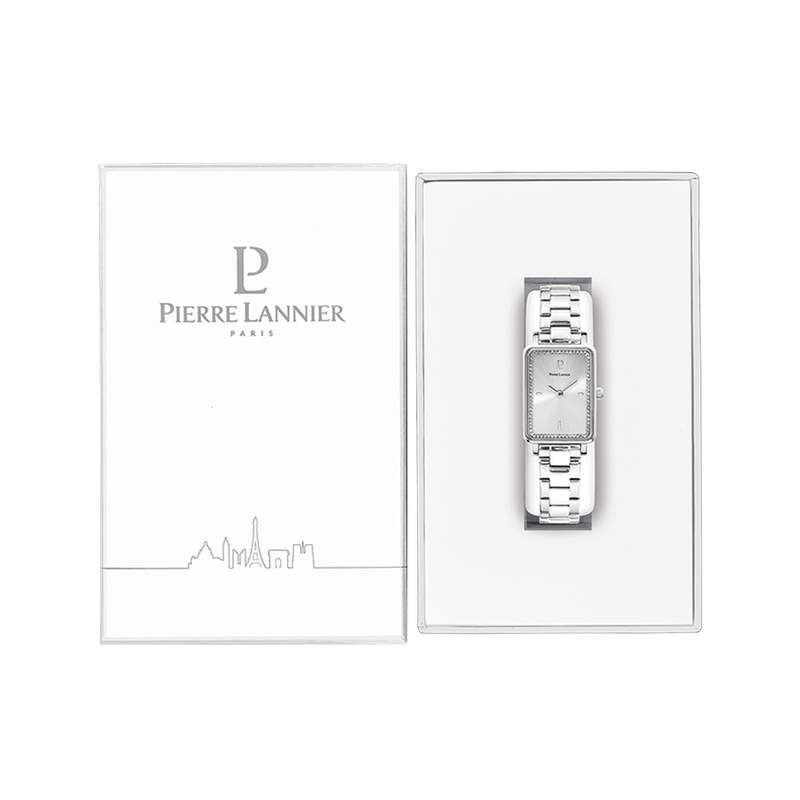 Montre PIERRE LANNIER Ariane femme bracelet acier - vue D2