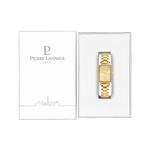 Montre PIERRE LANNIER Ariane femme bracelet acier doré - vue D2
