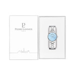 Montre PIERRE LANNIER Chouquette femme bracelet acier argent - vue D2