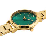 Coffret Montre PIERRE LANNIER Chouquette femme bracelet acier doré et bracelet cuir vert - vue 2