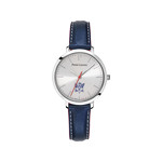 Montre PIERRE LANNIER Élysée femme bracelet cuir bleu - vue 1
