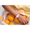 Montre Flik Flak Organized Chaos Bouncing Hearts enfant bracelet pet recycle blanc - vue Vporté 1