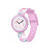 Montre Flik Flak Organized Chaos Flying Bubbles enfant bracelet pet recycle rose - vue V1