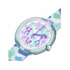 Montre Flik Flak Organized Chaos Confetti Chaos enfant bracelet pet recyclé vert - vue V2