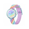 Montre FLIK FLAK LIQUID RAINBOW enfant bracelet pet recyclé rose - vue V1