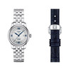 Montre TISSOT T-CLASSIC LE LOCLE 20TH ANNIVERSARY femme automatique, cadran gis bracelet acier inoxydable - vue V1