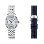 Montre TISSOT T-CLASSIC LE LOCLE 20TH ANNIVERSARY femme automatique, cadran gis bracelet acier inoxydable - vue 1