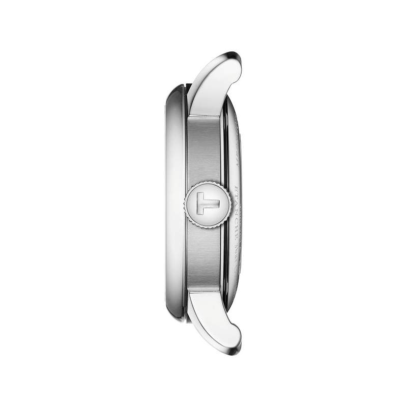 Montre TISSOT T-CLASSIC LE LOCLE 20TH ANNIVERSARY femme automatique, cadran gis bracelet acier inoxydable - vue 2
