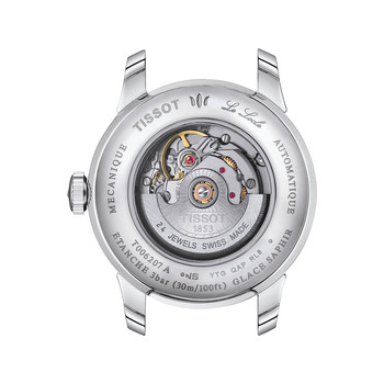 Montre TISSOT T-CLASSIC LE LOCLE 20TH ANNIVERSARY femme automatique, cadran gis bracelet acier inoxydable