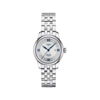 Montre TISSOT T-CLASSIC LE LOCLE 20TH ANNIVERSARY femme automatique, cadran gis bracelet acier inoxydable
