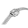 Montre TISSOT T-LADY LOVELY SQUARE femme cadran gris diamants bracelet acier inoxydable - vue VD1
