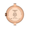Montre TISSOT T-LADY BELLISSIMA femme cadran gris bracelet cuir brun - vue V3
