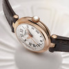 Montre TISSOT T-LADY BELLISSIMA femme cadran gris bracelet cuir brun - vue VD1