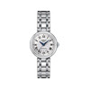 Montre TISSOT T-lady femme automatique, bracelet acier inoxydable gris - vue V1