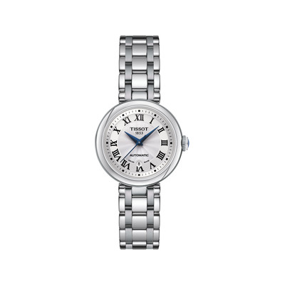 Montre TISSOT T-LADY BELLISSIMA femme automatique cadran gris bracelet acier inoxydable